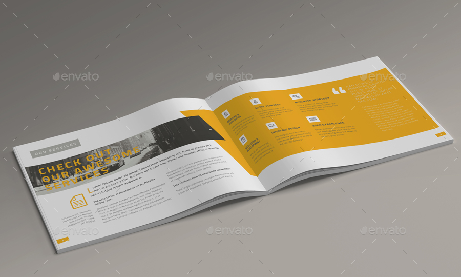 Landscape Magazine / Brochure Mock-Up, Graphics | GraphicRiver