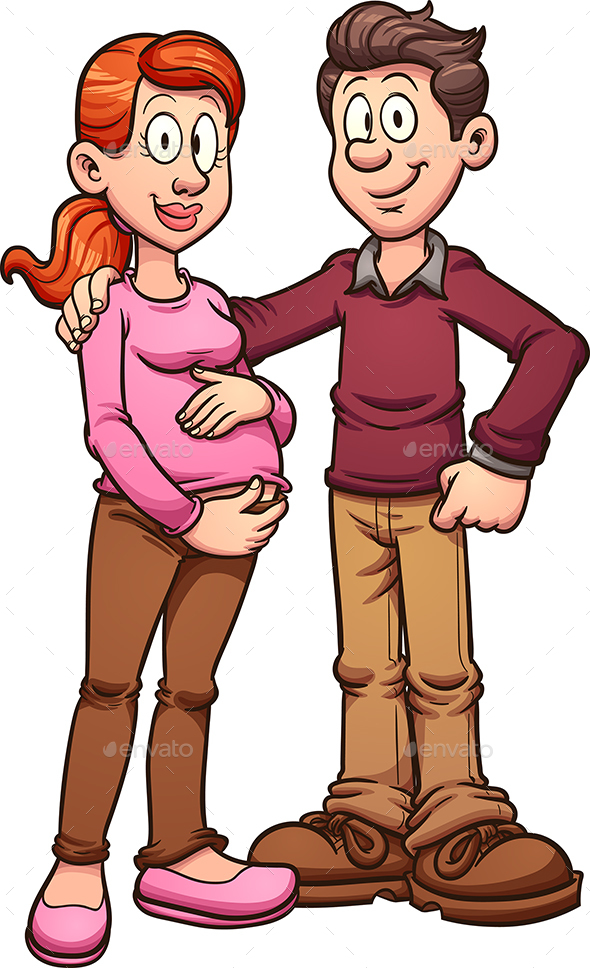 Pregnant Couple - People Characters