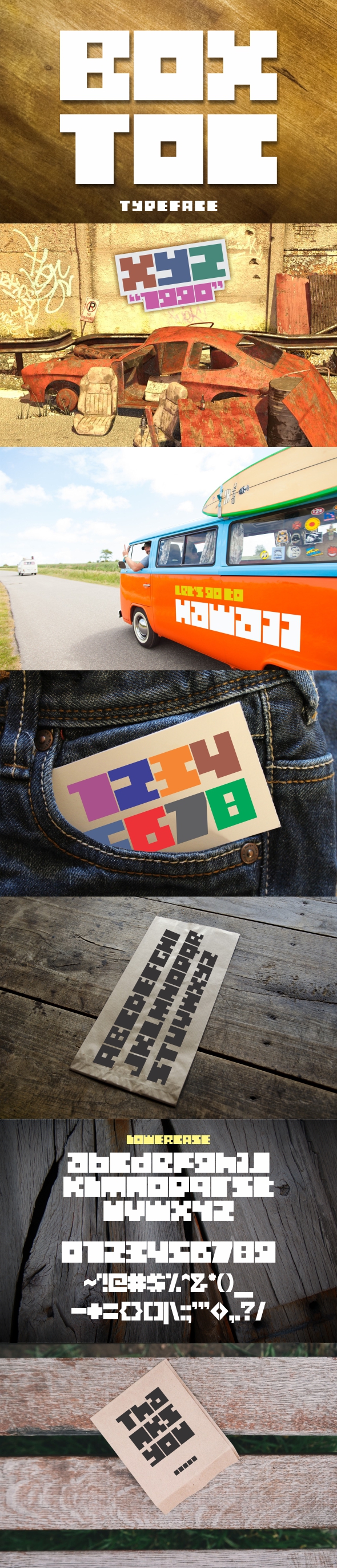 BOXTOC Typeface - Decorative Fonts