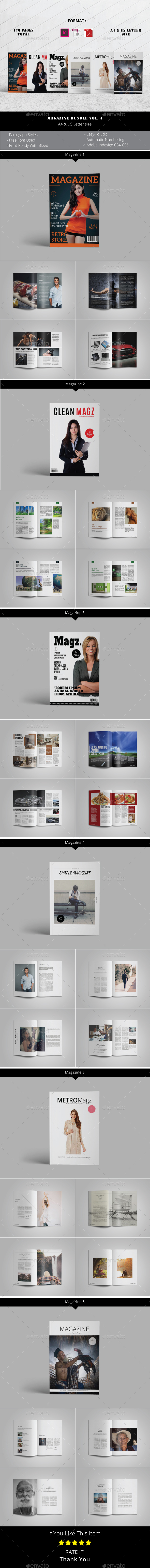 Multipurpose Magazine Bundle Vol. 4 - Magazines Print Templates