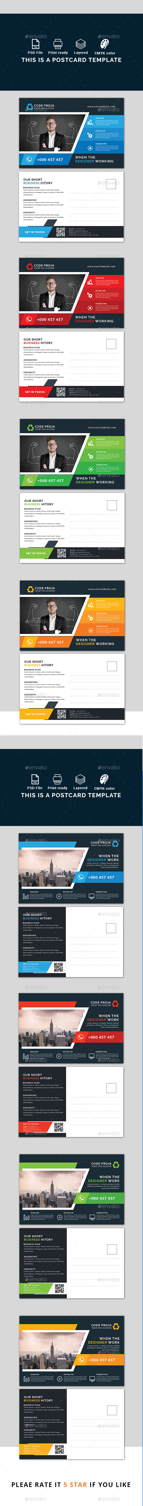 Postcard Bundle - Cards & Invites Print Templates