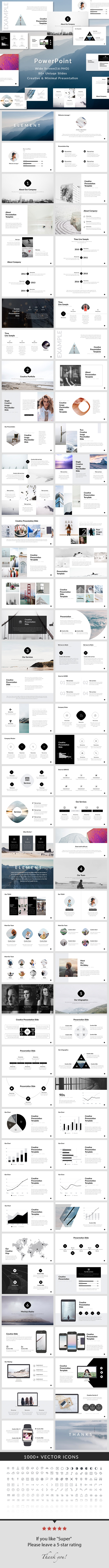 Element - PowerPoint Presentation Template - Creative PowerPoint Templates