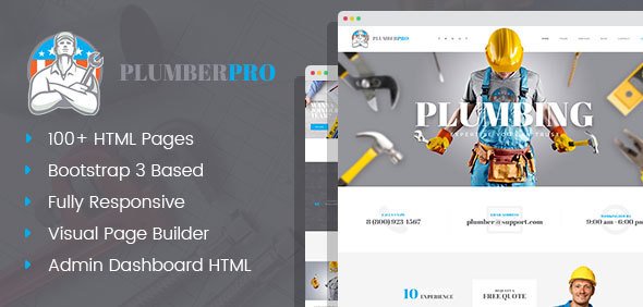 PlumberPro - Handyman - ThemeForest 19441847