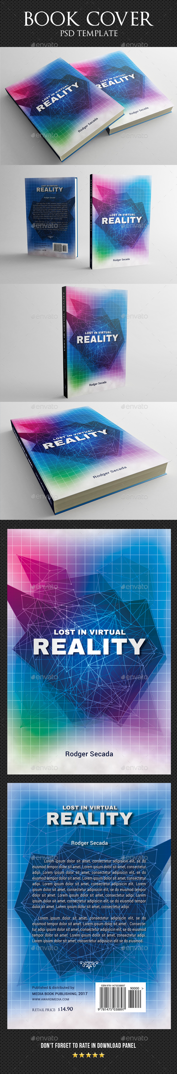 Book Cover Template 32 - Miscellaneous Print Templates