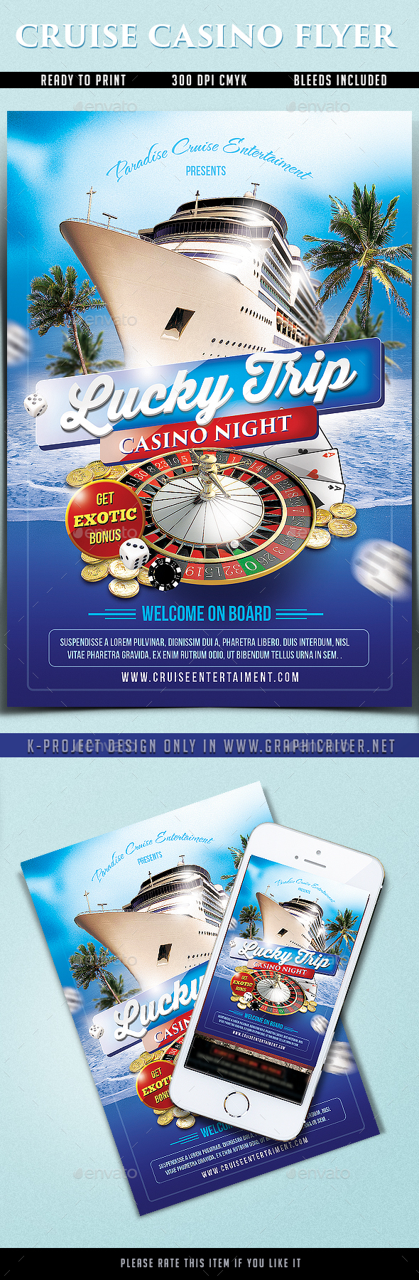 Cruise Casino Flyer - Events Flyers