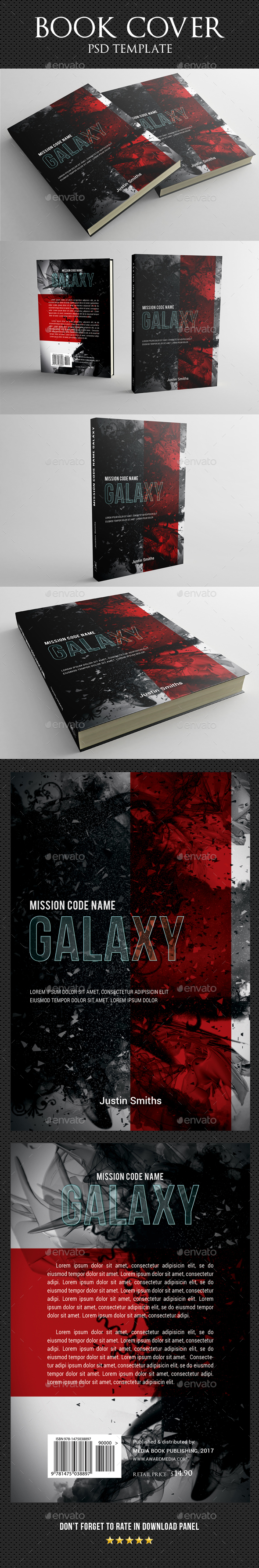 Book Cover Template 33 - Miscellaneous Print Templates