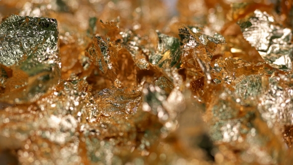 Gold Film Shimmers in the Light alt