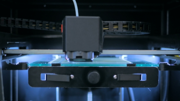 3D Printer During Work