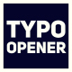 Dynamic Typo Opener - VideoHive Item for Sale