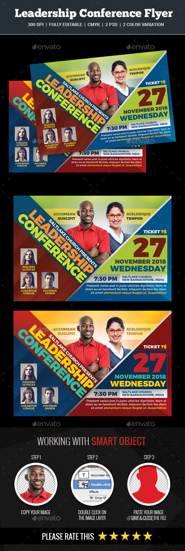Leadership Conference Flyer - Church Flyers