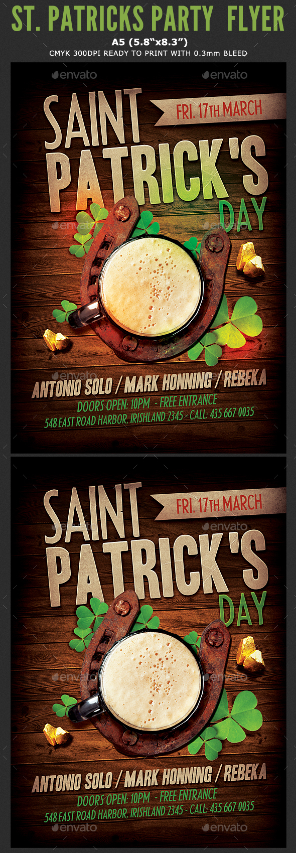 Saint Patricks Day Flyer Template - Events Flyers