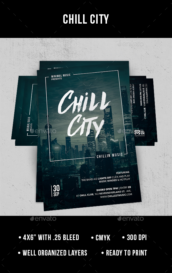 Chill City - Flyer - Clubs & Parties Events