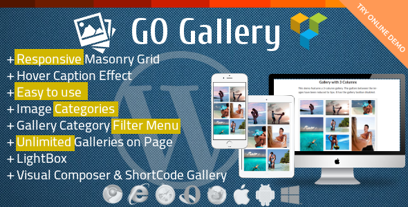 GoGallery - Filterable Responsive Gallery for Visual Composer - CodeCanyon Item for Sale