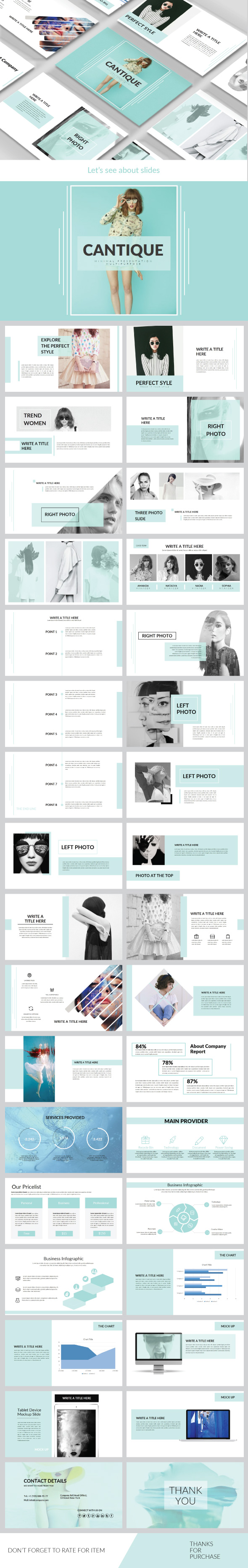 Cantique Power Point Multipurpose Template - Creative PowerPoint Templates