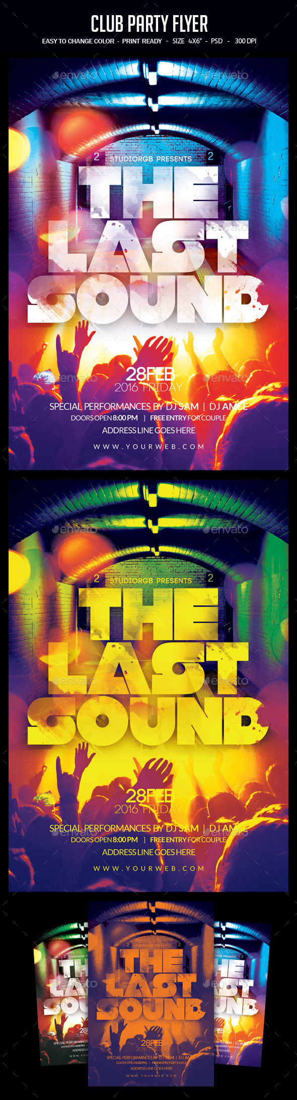Club Party Flyer - Clubs & Parties Events