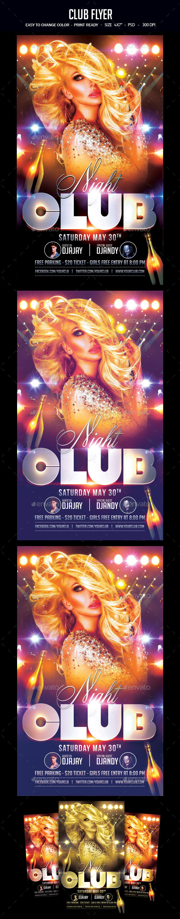 Club Flyer - Clubs & Parties Events