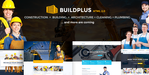 Construction HTML Template | BuildPlus Construction - Business Corporate