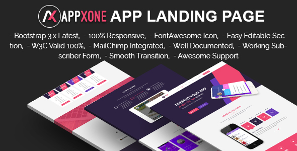 APPXONE - App - ThemeForest 19487034