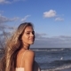 The Girl's Hair Flying in the Wind - VideoHive Item for Sale