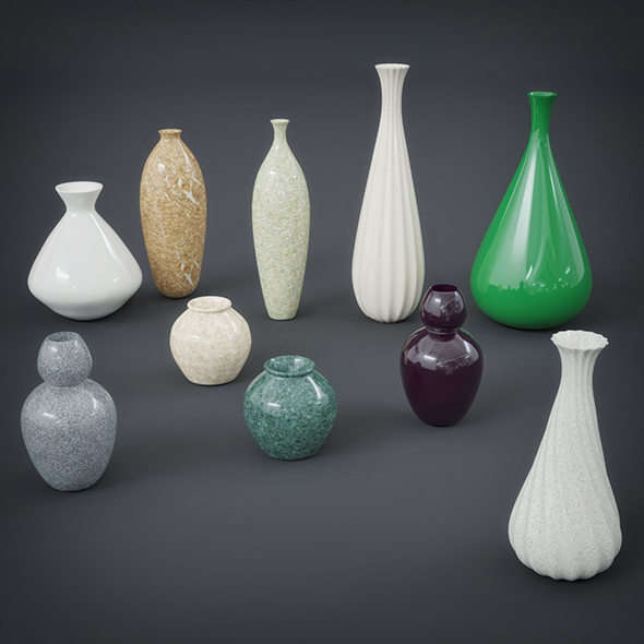 Vase Collection - 3Docean 19490689