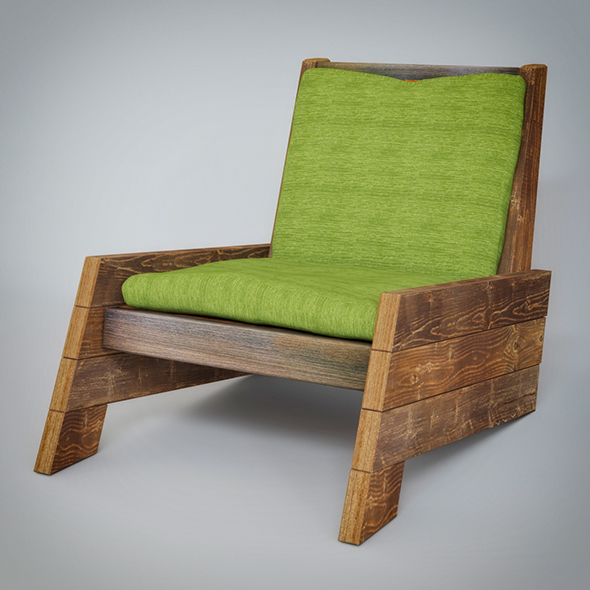 Wooden Chair - 3Docean 19490781