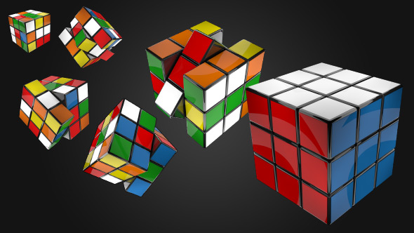 Rubiks Cube Solving Rotating Itself - V2