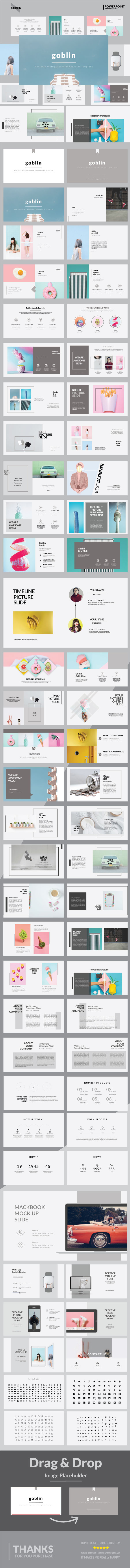 Goblin Multipurpose PowerPoint Template - Business PowerPoint Templates