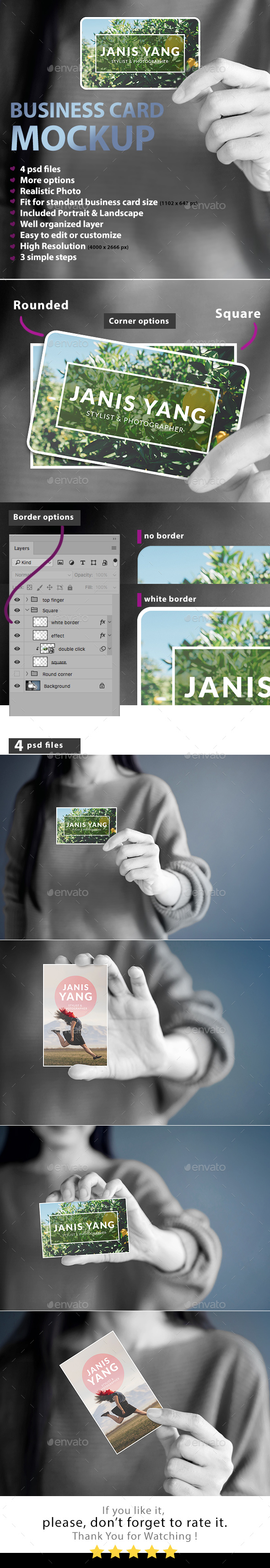 Business Card Mockup - Business Cards Print
