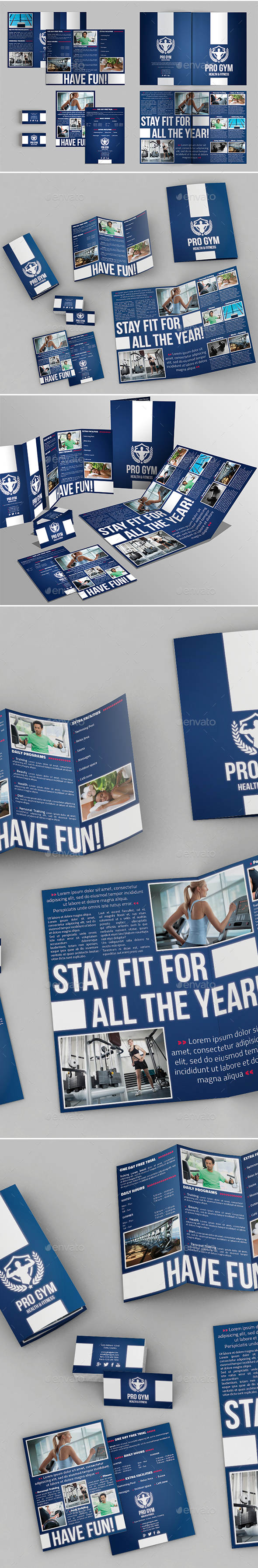 4 Pages Brochure + Trifold + Business Card - Corporate Brochures