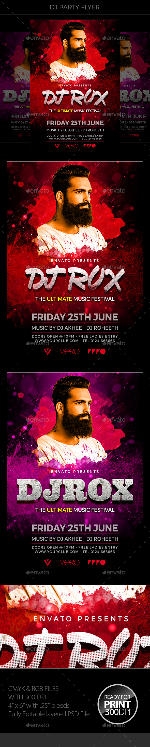 Guest Dj Flyer Template - Events Flyers