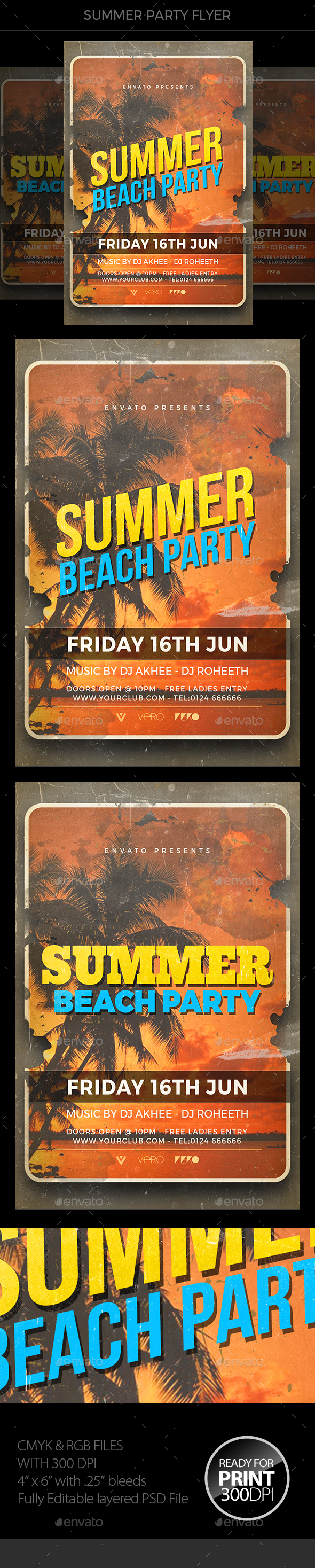 Summer Flyer - Events Flyers