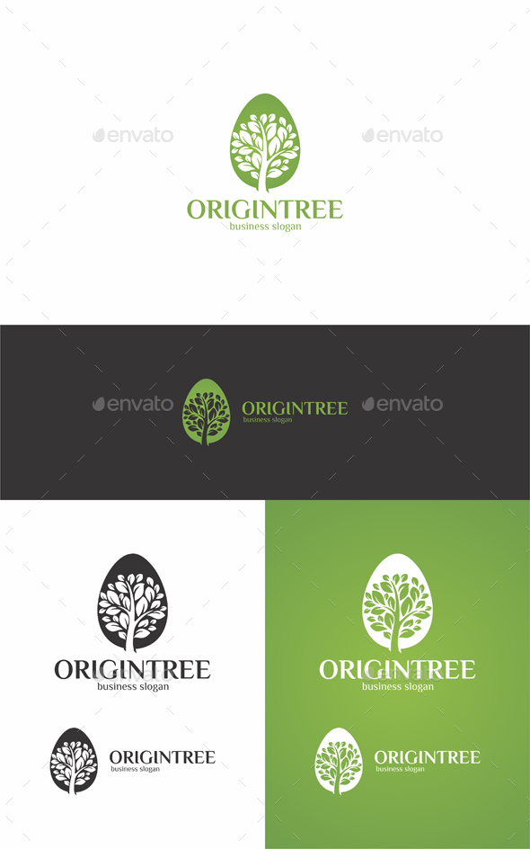 Origin Tree - Nature Logo Templates