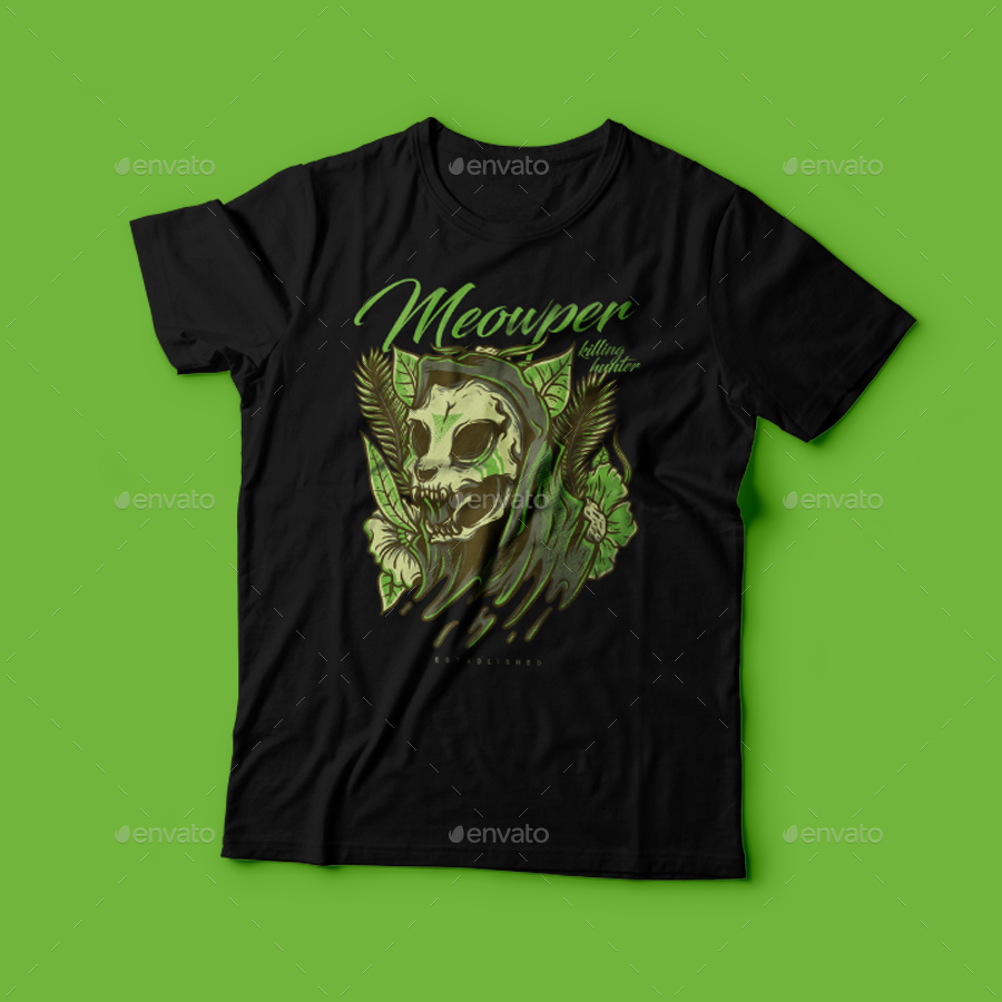 Meowper T-Shirt Design, T-Shirts | GraphicRiver