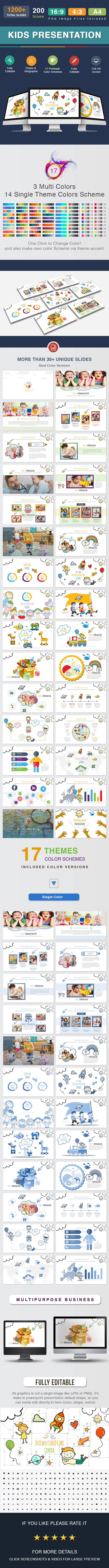 kids Presentation Template - Creative PowerPoint Templates
