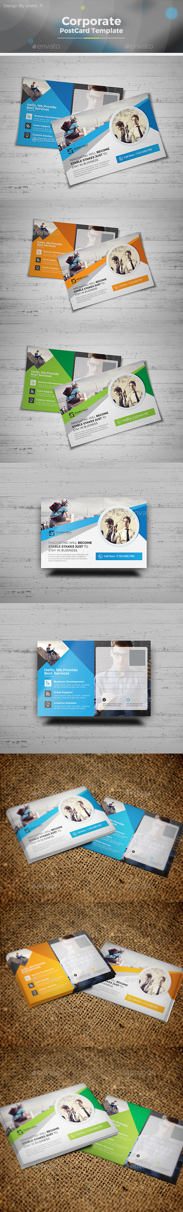 Postcard - Cards & Invites Print Templates