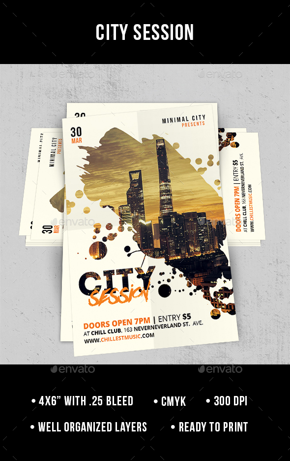 City Session - Flyer - Clubs & Parties Events