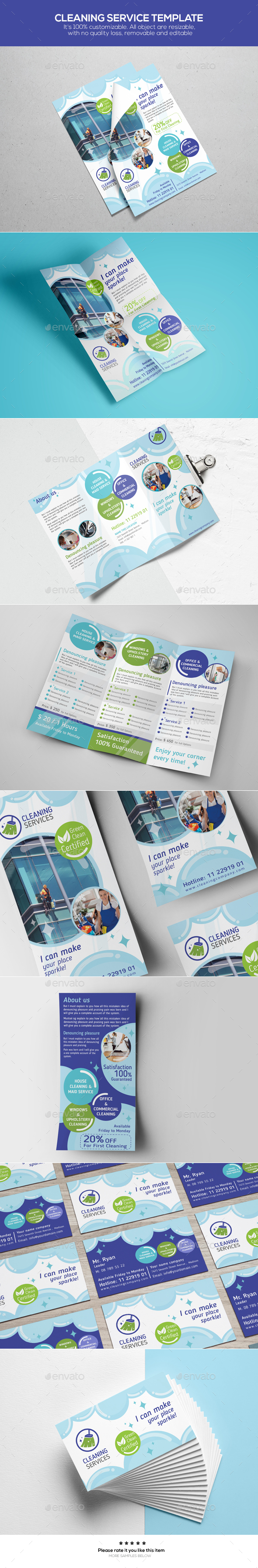 Cleaning Service Template - Miscellaneous Print Templates