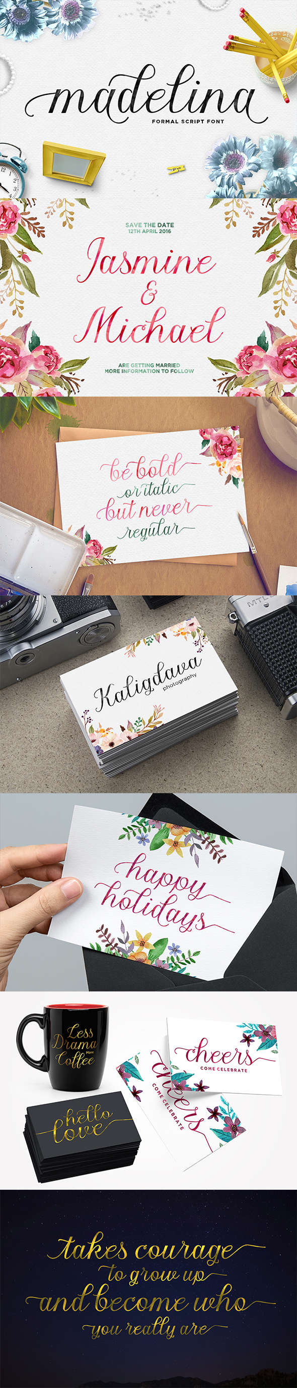 Madelina Script - Script Fonts