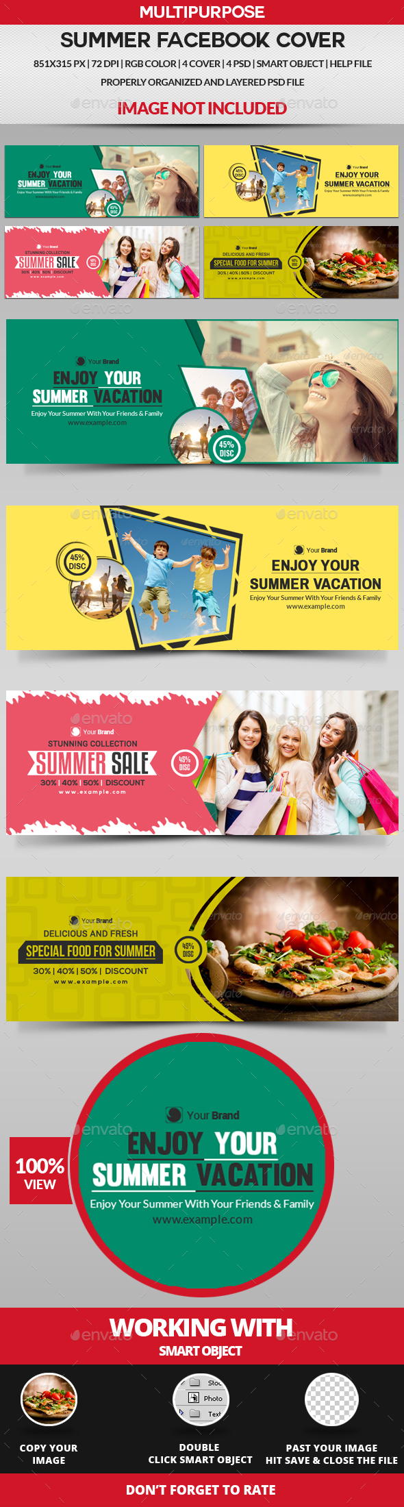 Summer Facebook Cover - 4 Design - Facebook Timeline Covers Social Media