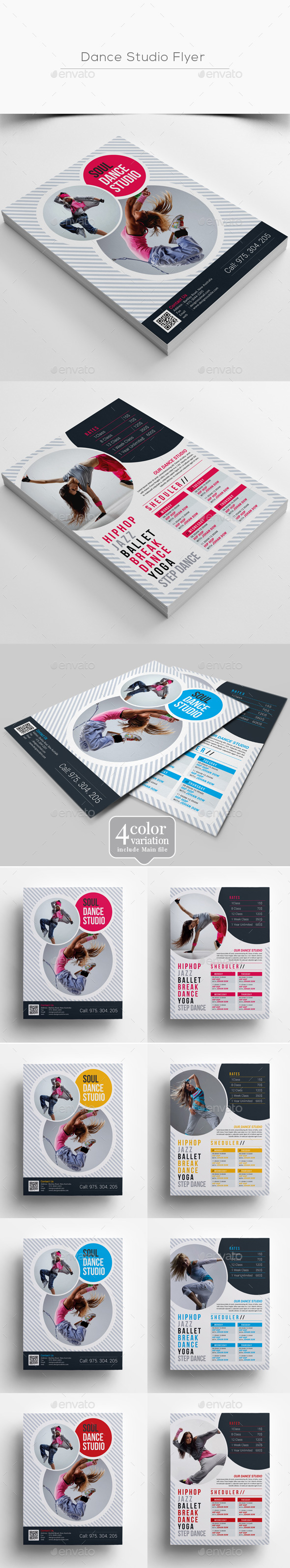 Dance Studio Flyer - Corporate Flyers