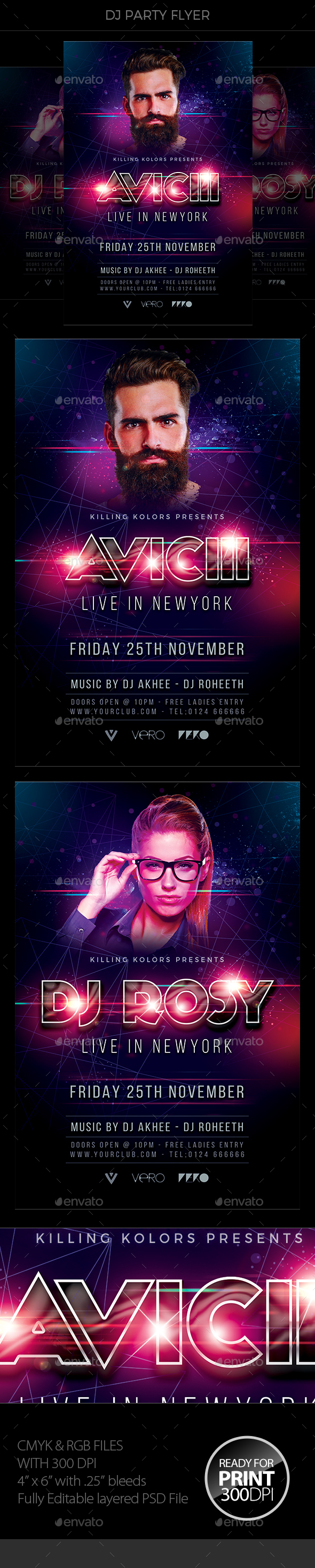 DJ Flyer Template - Events Flyers
