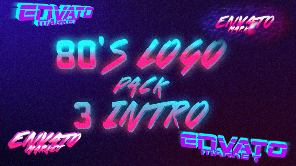 80s Logo Intro - VideoHive 19497990