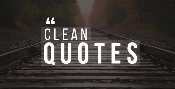 30 Clean Quotes - VideoHive 19459276