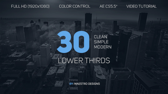 Lower Thirds - VideoHive 19498976