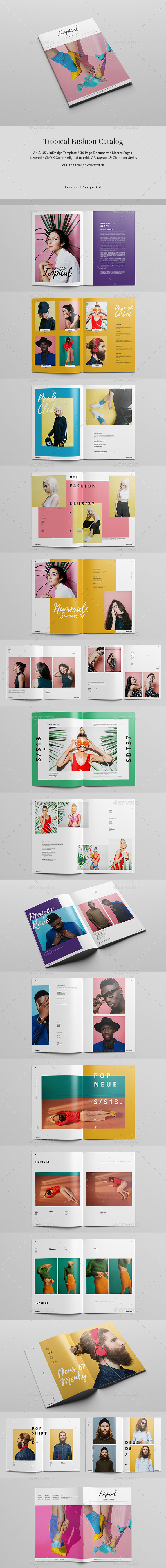 Tropical Fashion Catalog / Lookbook - Catalogs Brochures