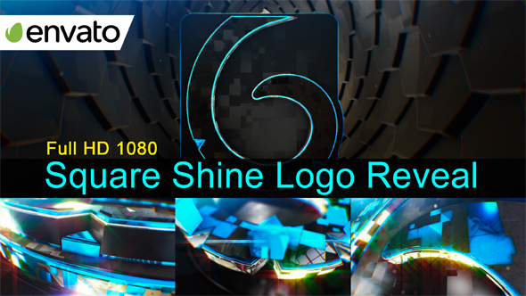 Square Shine Logo Reveal