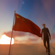 China Flag and Man Walking - VideoHive Item for Sale