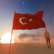 Turkey Flag and Walking Man - VideoHive Item for Sale