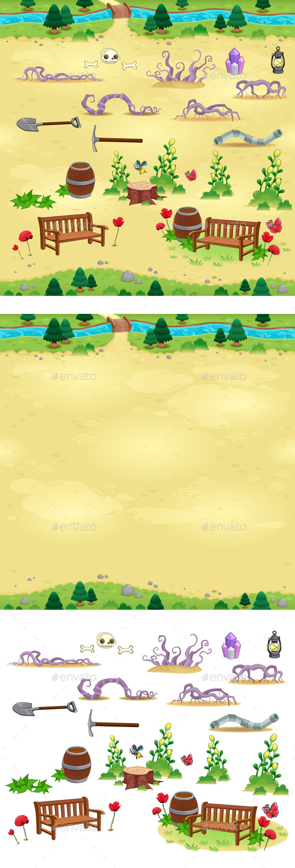Natural Items for Games and App - Miscellaneous Game Assets