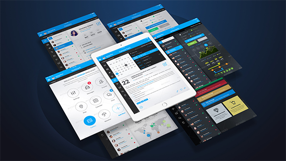 Circle Design Tablet Presentation